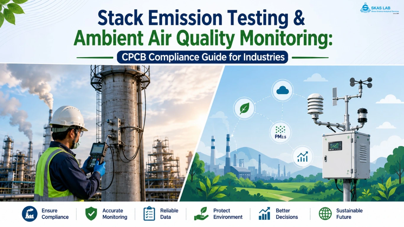 Stack Emission Testing & Ambient Air Quality Monitoring: Complete CPCB Compliance Guide for Industries