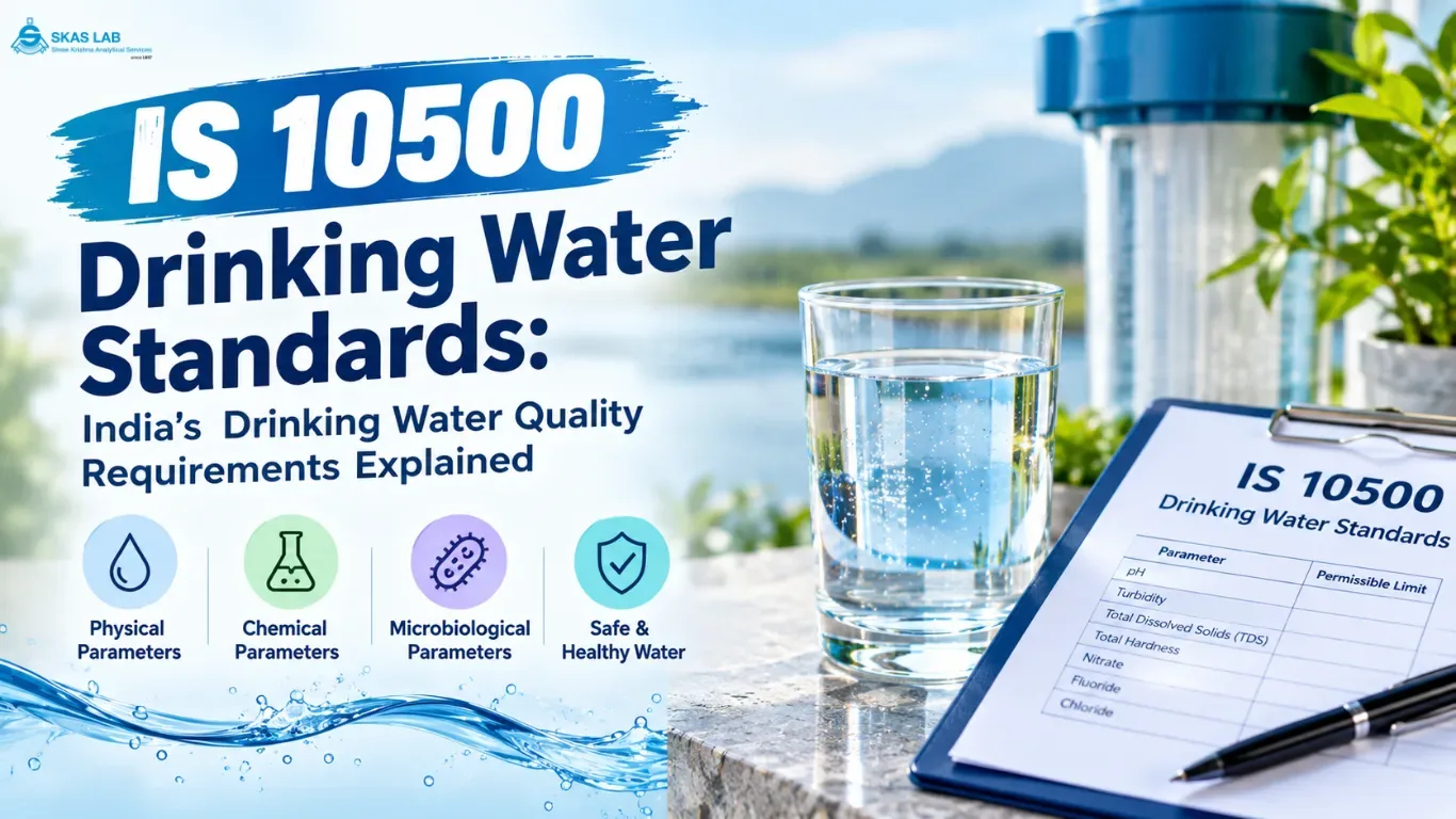 IS 10500 Drinking Water Standards IS 10500 drinking water quality standards and parameters in India